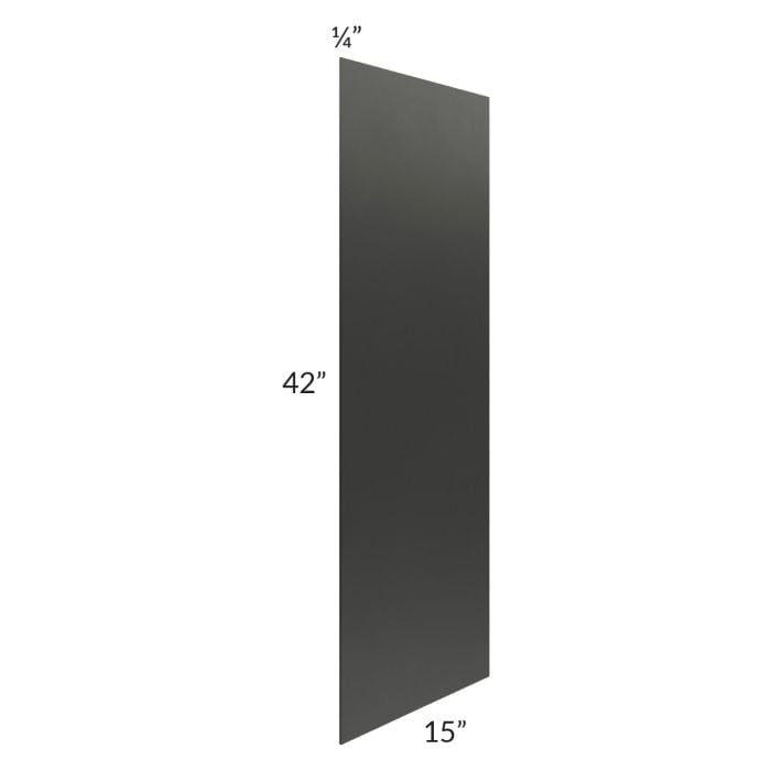 RTA Onyx Black Shaker 15" x 42" Wall Skin