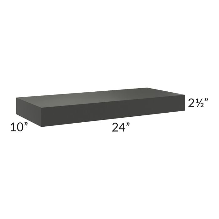 RTA Onyx Black Shaker 24" Floating Shelf