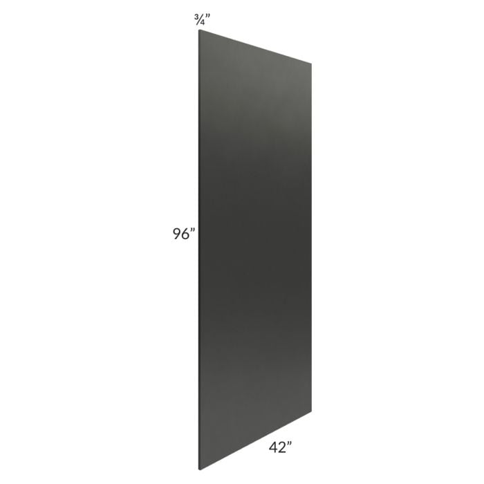 RTA Onyx Black Shaker 42" x 96" Plywood Edge Banded Panel