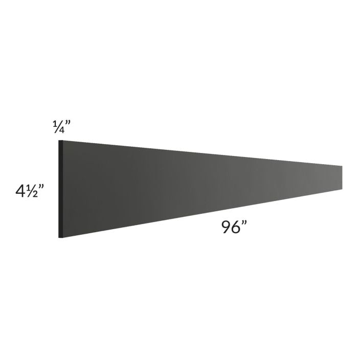 RTA Onyx Black Shaker 8' Toe Kick