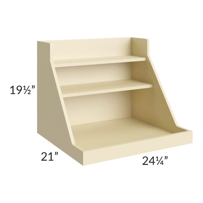 RTA Phoenix Cream Glaze Roll Out Pot and Pan Kit for a 27" Base Cabinet