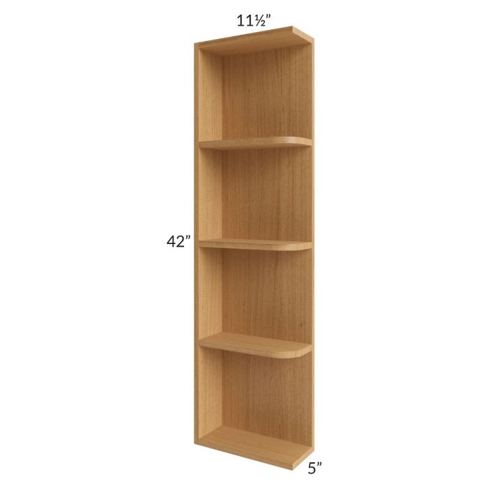 RTA Portland Sand 05" x 42" Wall End Shelf Cabinet – Kitchen Oasis