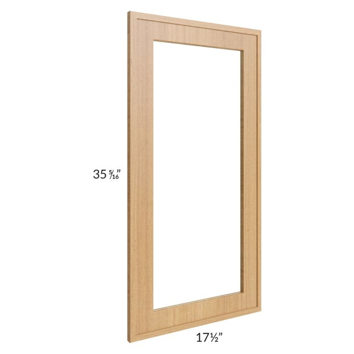RTA Portland Sand 18" x 36" Glass Door Only with Glass Included