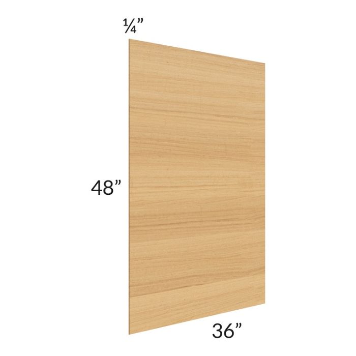 RTA Portland Sand 48" x 36" Finished Back Panel - Cut in Half