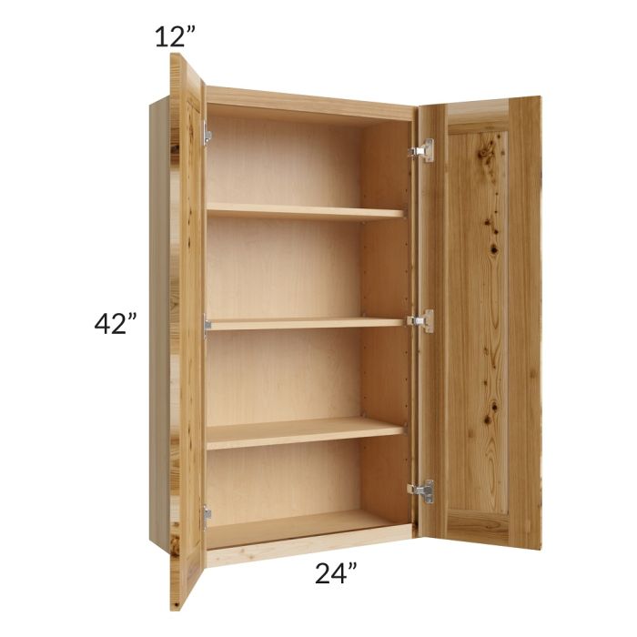 RTA Prairie Shaker 24" x 42" Wall Cabinet – Kitchen Oasis