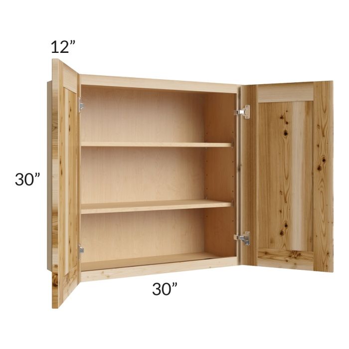 RTA Prairie Shaker 30" x 30" Wall Cabinet – Kitchen Oasis