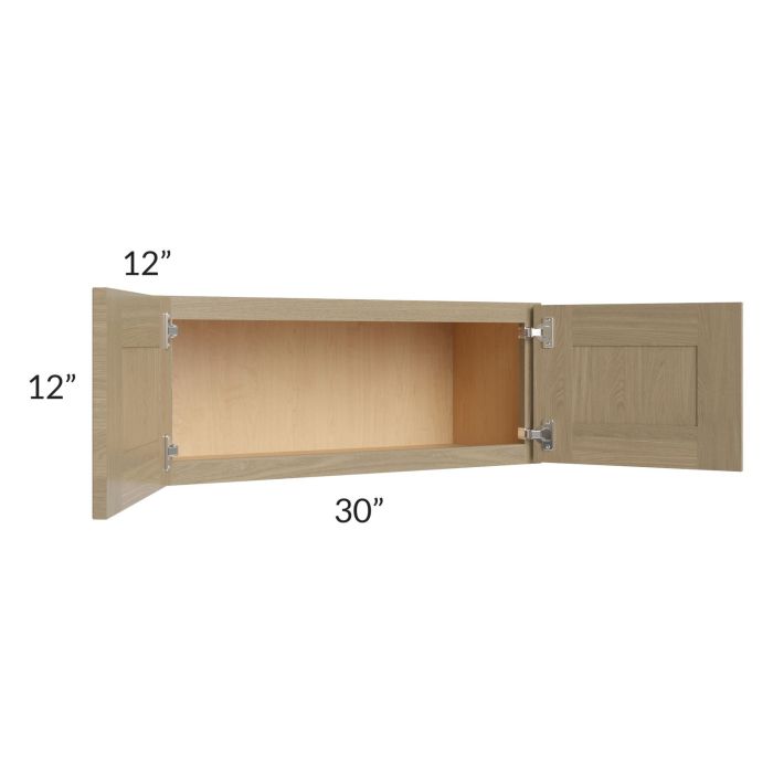 RTA Royal Natural Shaker 30" x 12" Wall Kitchen Oasis