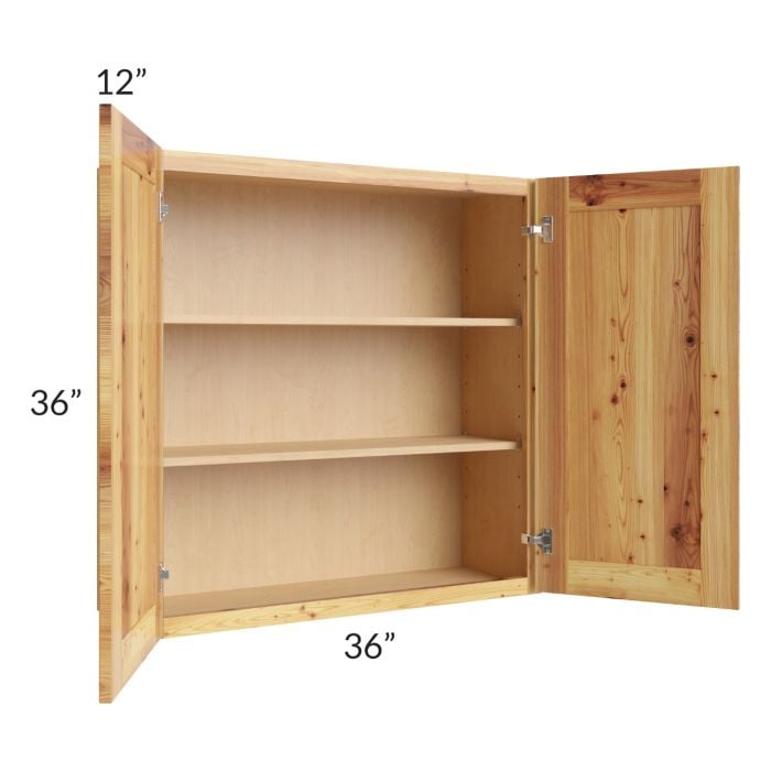 RTA Rustic Shaker 36" x 36" Wall Cabinet – Kitchen Oasis