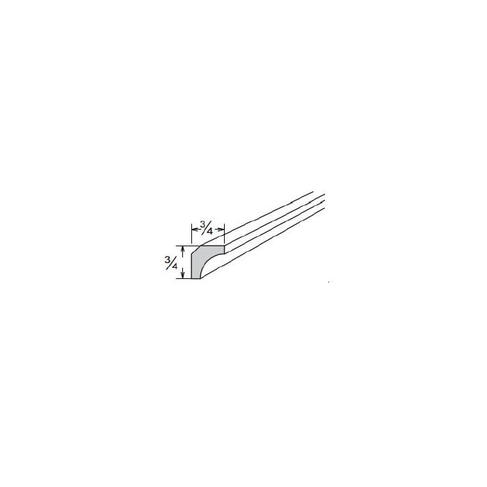 RTA Southport White Shaker 96" Inside Corner Molding
