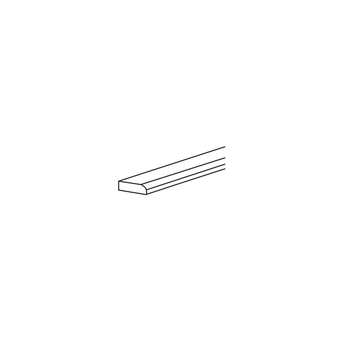 RTA Southport White Shaker 96" Scribe Molding