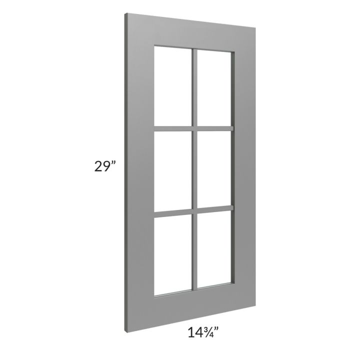 RTA Stratton Light Grey Shaker 15" x 30" Mullion Door not inc