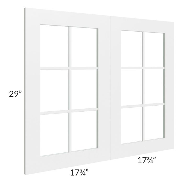RTA Stratton White Shaker 36" x 30" Mullion Door (cabinet not included)