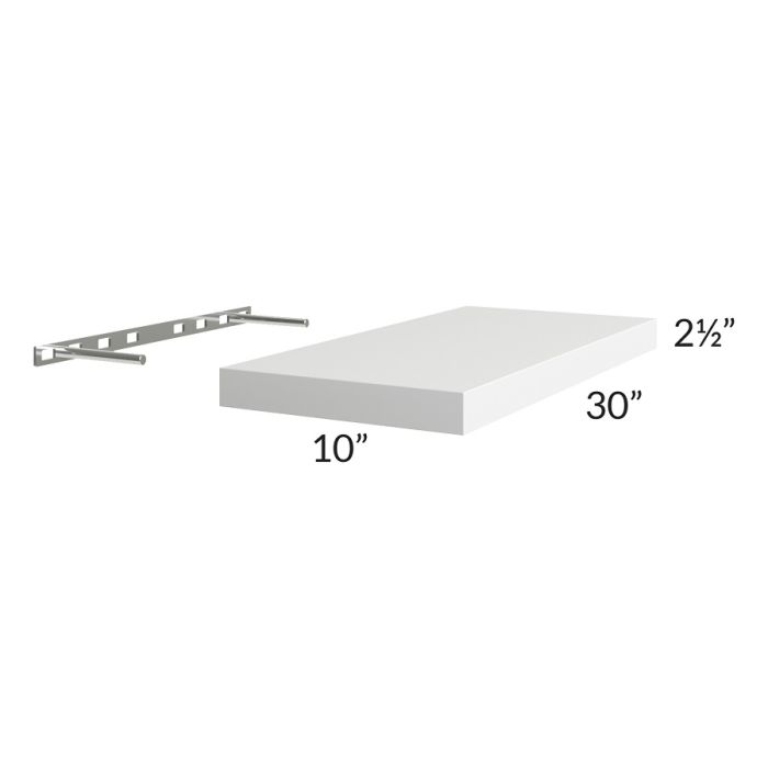 RTA Township White 30" Floating Shelf – Kitchen Oasis