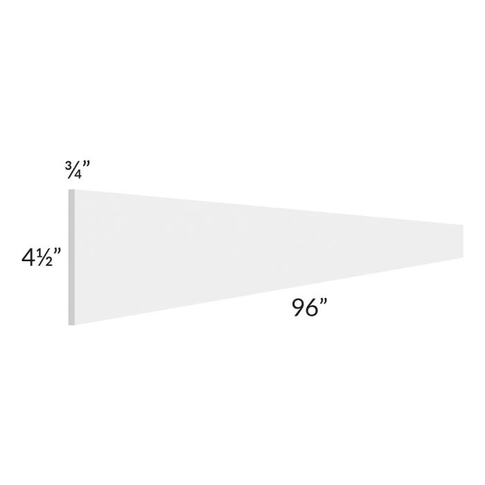RTA Township White 8' Toe Kick Molding