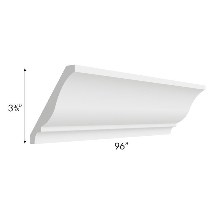 RTA Township White 8' Traditional Large Crown Molding
