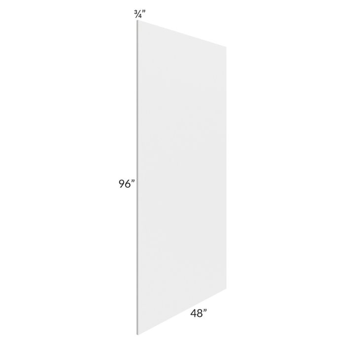 RTA Township White 96" x 48" x 3/4" Finished Plywood Panel