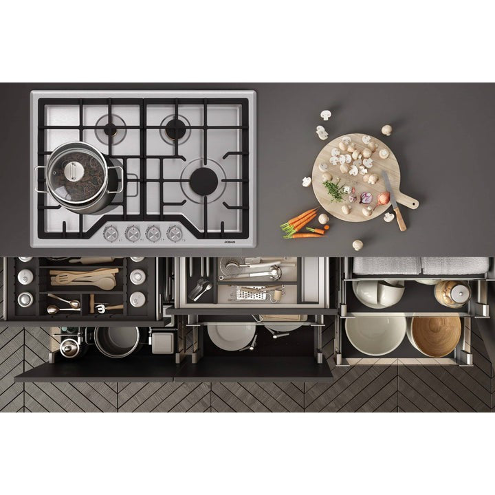 Robam G-Series 30" Drop-In Stainless Steel 4 Burner Gas Cooktop Stove