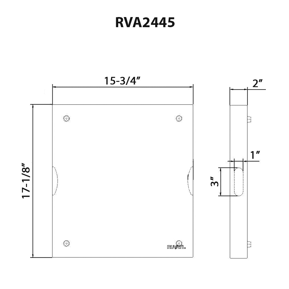 Ruvati 16" x 17" Brown Large Cutting Board Kitchen Sink