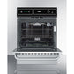 Summit Appliance 2" 3 cu.ft. Stainless Steel/Black Finish Electric Wall Oven