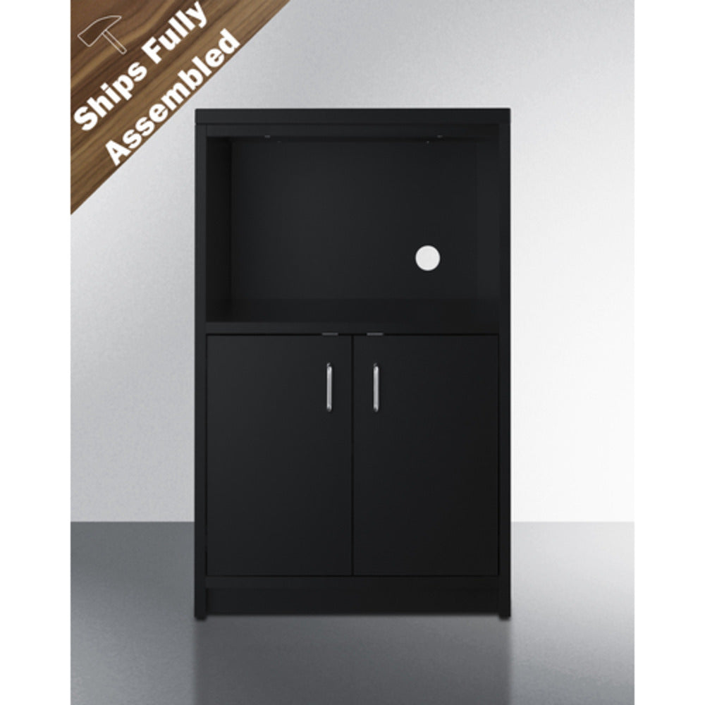 http://kitchenoasis.com/cdn/shop/files/Summit-Appliance-21-Black-Finish-2-Door-Microwave-Cabinet-ADA-Height.jpg?v=1701049920