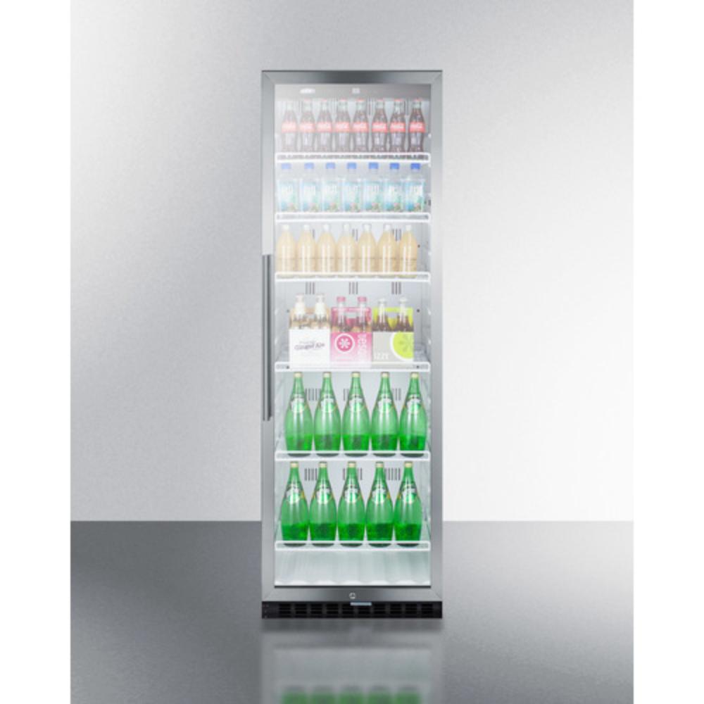 Summit Appliance 24" 13 cu.ft. Stainless Steel Beverage Center