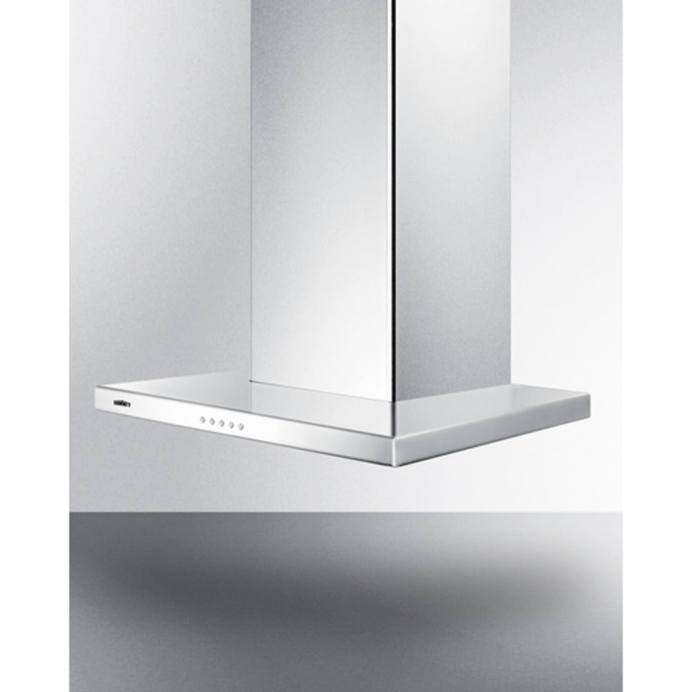 Summit Appliance 24" Stainless Steel Wall-Mounted Rectangular T-shape Range Hood