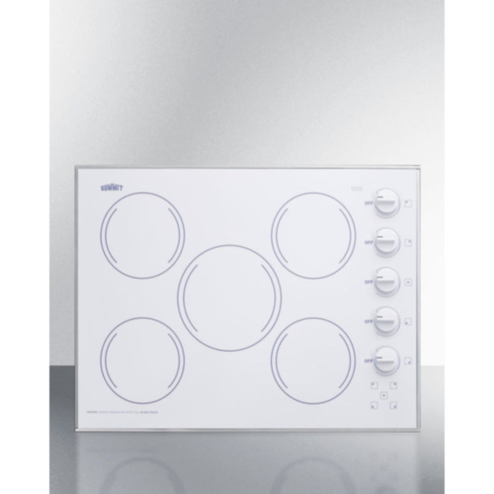 http://kitchenoasis.com/cdn/shop/files/Summit-Appliance-27-230V-White-Glass-Finish-5-Burner-Radiant-Cooktop.jpg?v=1701049658