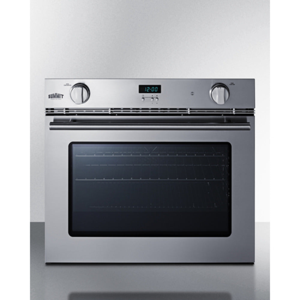 Summit Appliance 27" Stainless Steel Gas Wall Oven