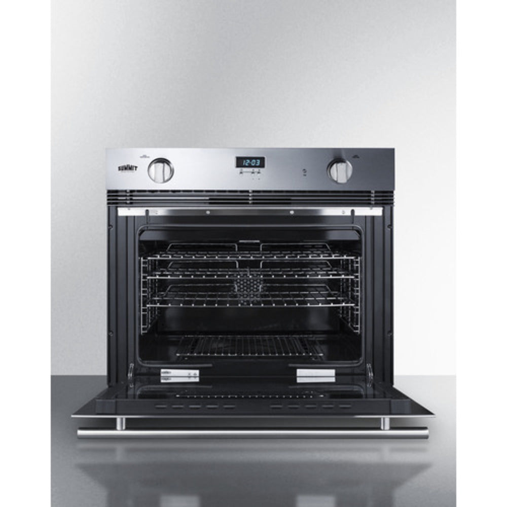 Summit Appliance 30" Stainless Steel Gas Wall Oven
