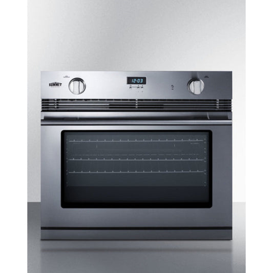 Summit Appliance 30" Stainless Steel Gas Wall Oven