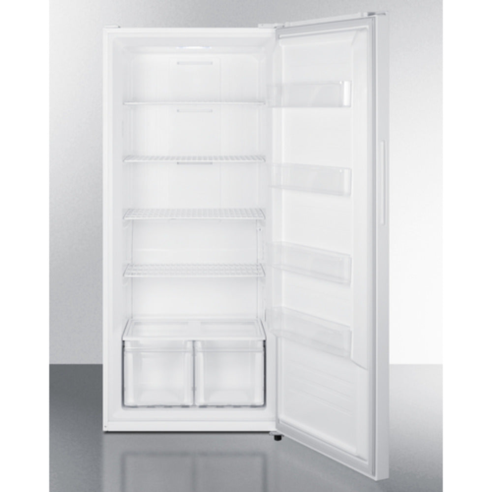 Summit Appliance 33" 21 cu.ft. White Finish Upright Freezer
