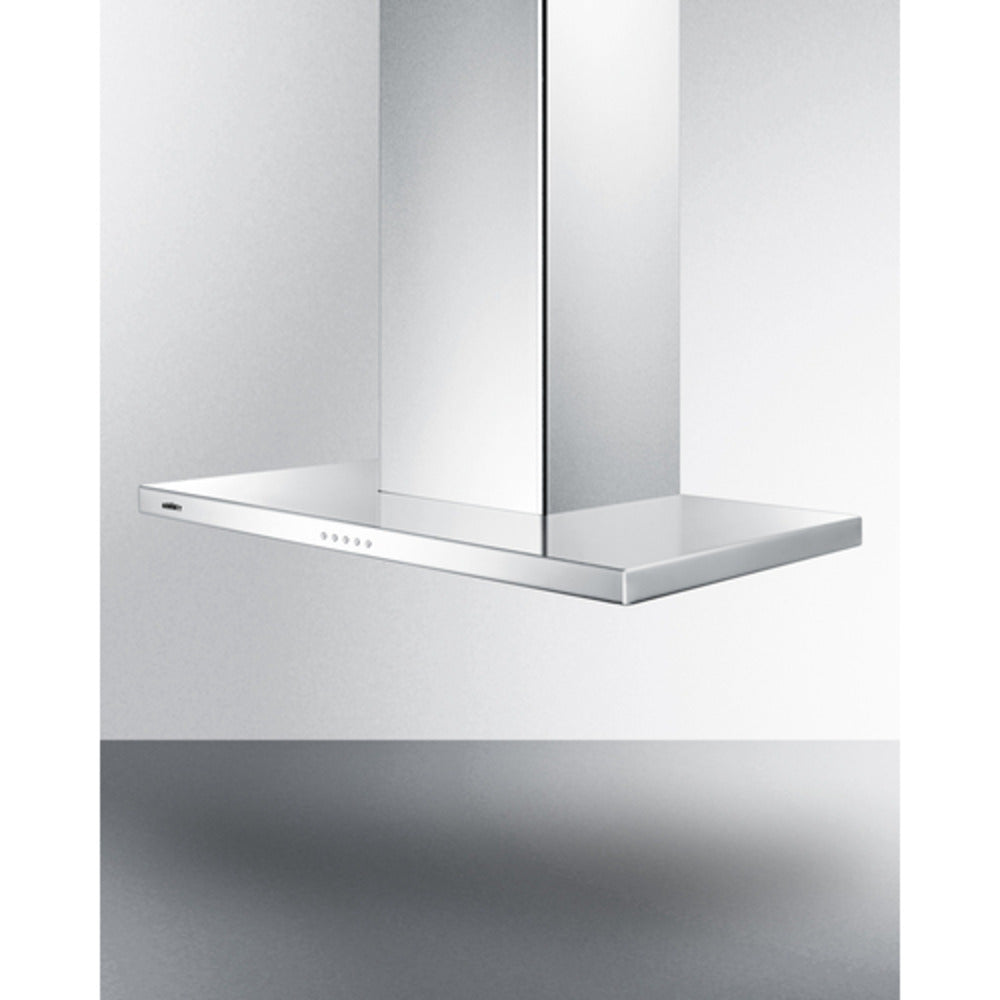 Summit Appliance 36" Stainless Steel Wall-Mounted Rectangular T-shape Range Hood
