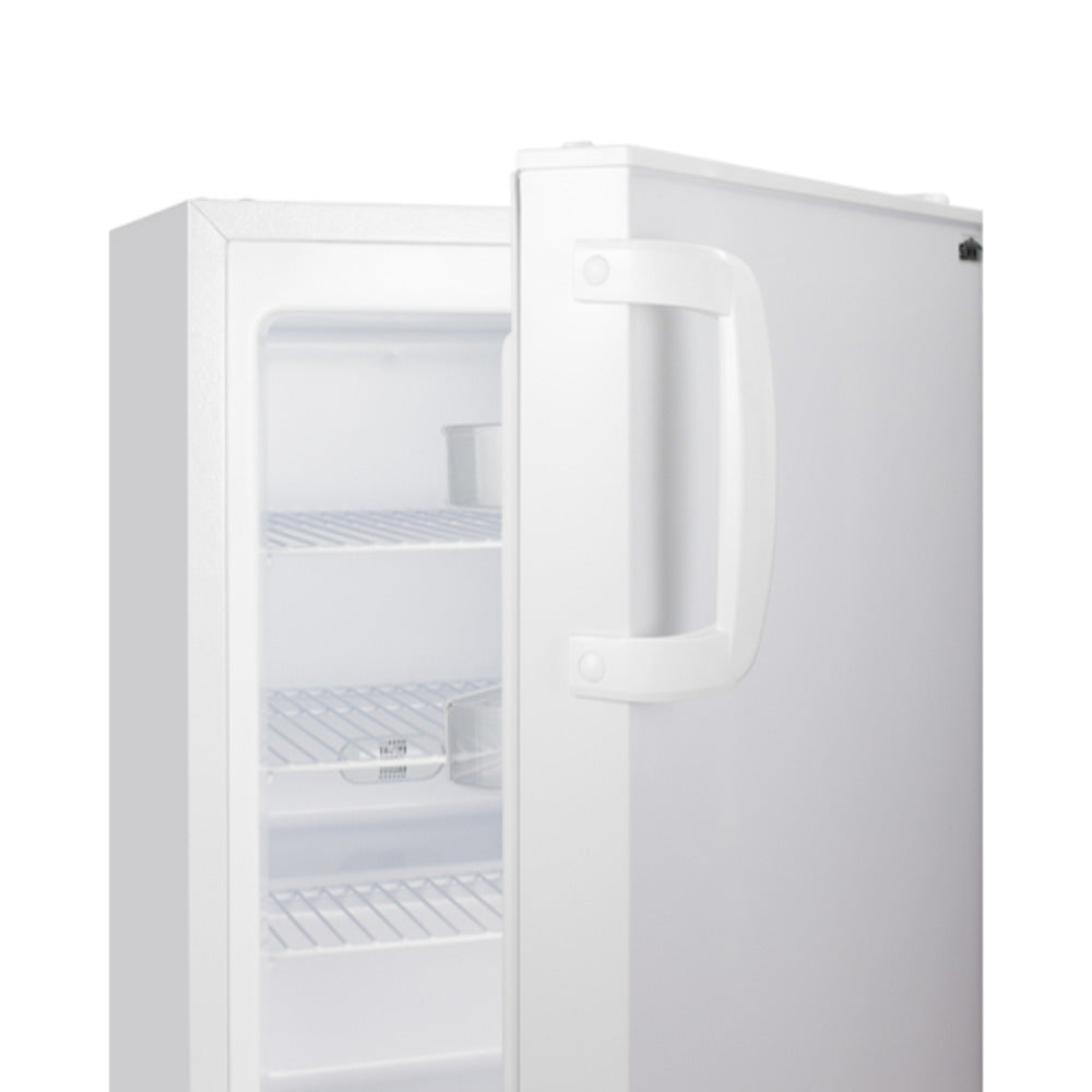 Summit Appliance ALFZ36 Series 20" White Finish Built-In All-Freezer