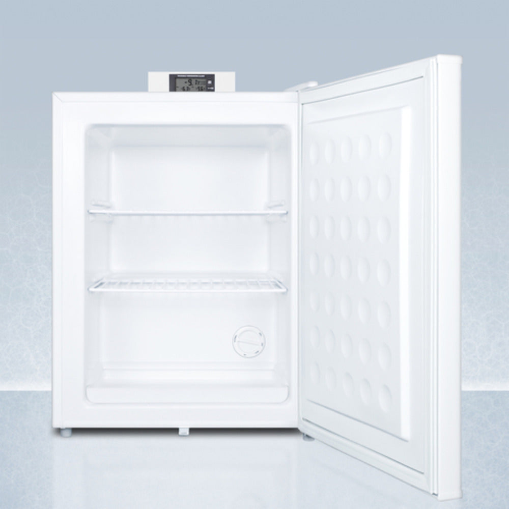 Summit Appliance FS30L Series 2 cu.ft. White Finish Compact All-Freezer with NIST Calibrated Temp Display