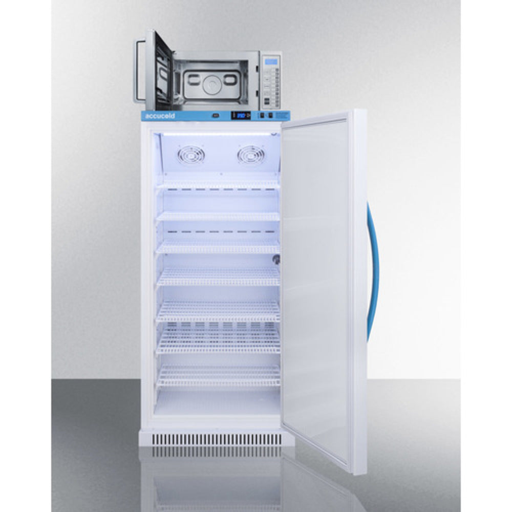 Summit Appliance MOMCUBE 8 cu.ft. White Finish Breast Milk Refrigerator and Microwave Combo
