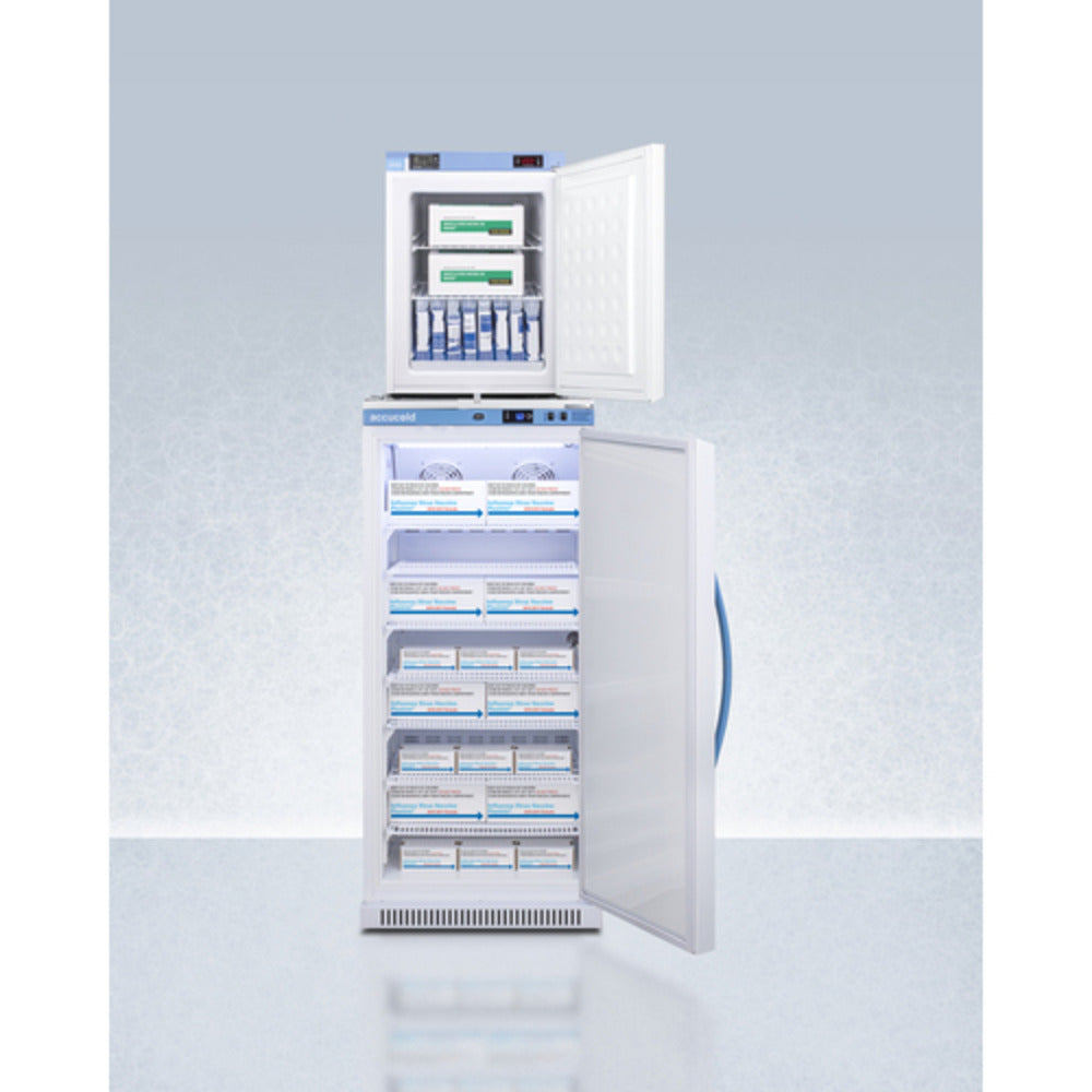 Summit Appliance Pharma-Vac Series 10 cu.ft. White Finish All-Refrigerator and All-Freezer Combo