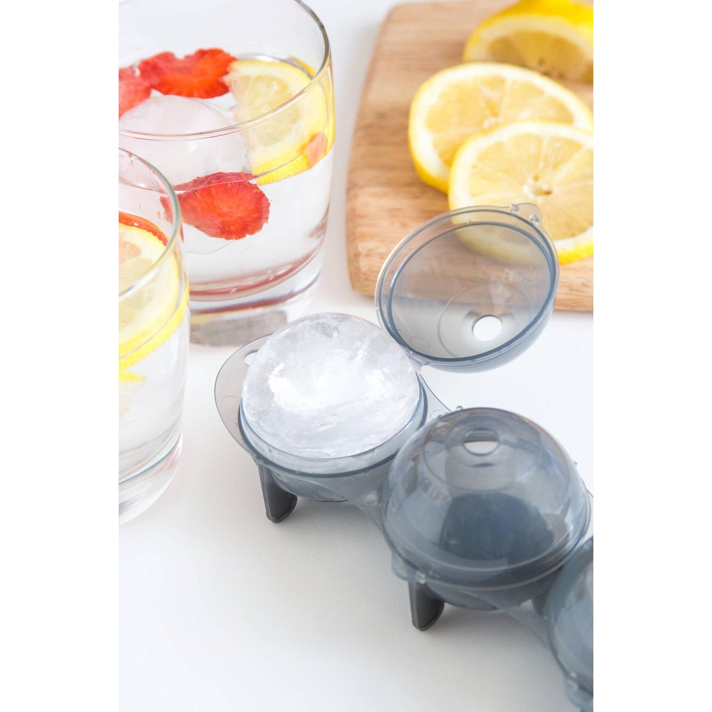 Tulz Ice Spheres Mold, Grey - (48 Pieces)