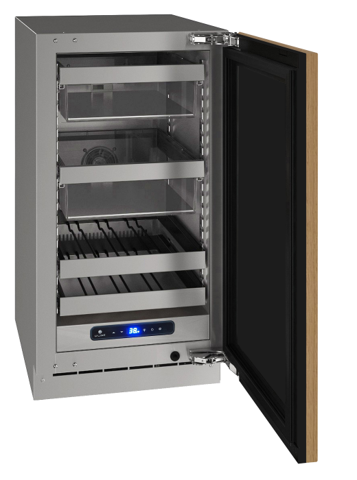 U-LINE HBV518 18" Integrated Solid Beverage Center With Field Reversible Door