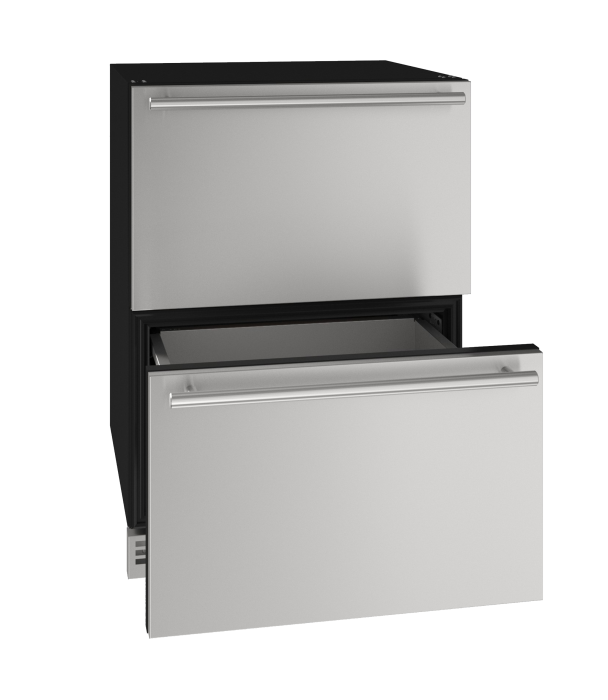 U-LINE HDR124 24" Stainless Solid Refrigerator Drawers