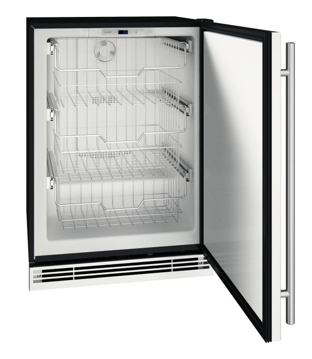 U-LINE HFZ124 24" Stainless Solid Convertible Freezer