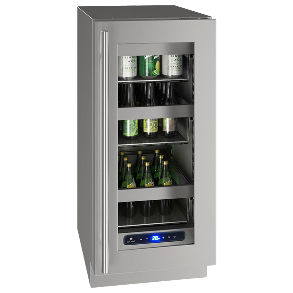 U-LINE HRE515 15" Stainless Frame Refrigerator