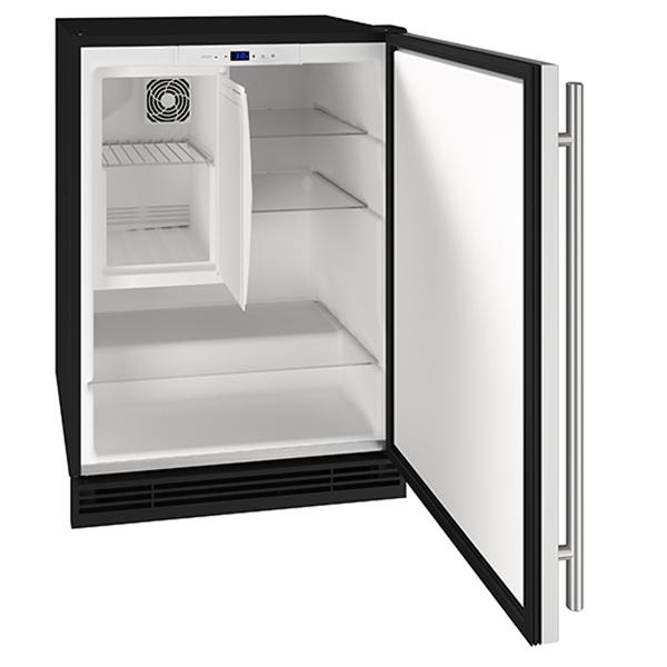 U-LINE HRF124 24" Stainless Solid Refrigerator/Freezer