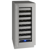U-LINE HWC515 15" Stainless Frame Wine Refrigerator With Reversible Door