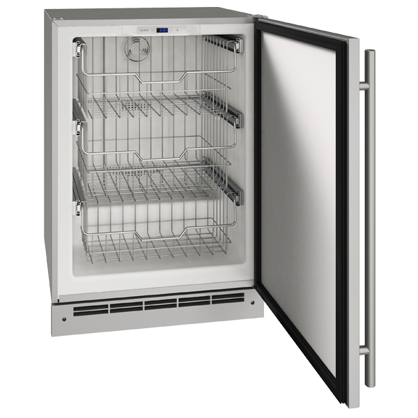 U-LINE OFZ124 24" Stainless Solid Convertible Freezer