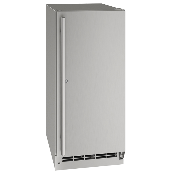 U-LINE ORE115 15" Stainless Solid Refrigerator With Lock