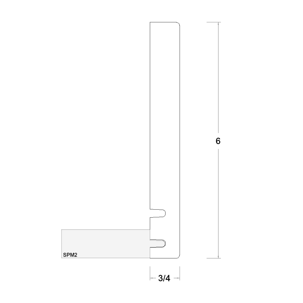 US Cabinet Depot Verona Pure Blanc 96" Crown Extension Moulding (VPB-MPF6)