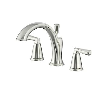 Ultra Faucets Roman Tub Brushed Nickel Faucet-UF65403
