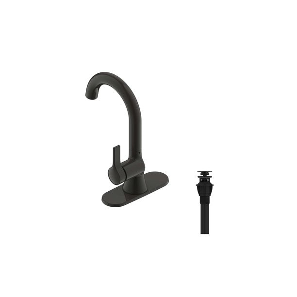 Ultra Faucets Single-Handle Oil Rubbed Bronze Lavatory Faucet-UF38005