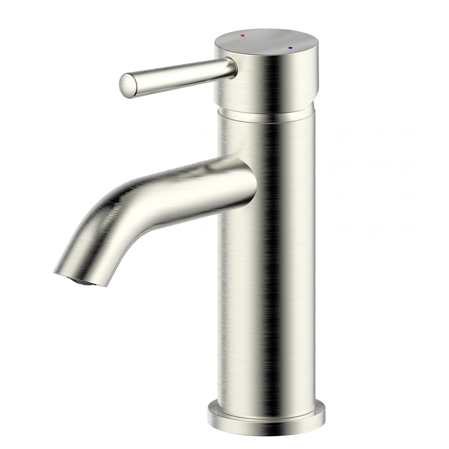 Ultra Faucets Single-Handle PVD Brushed Nickel Lavatory Faucet-UF36503