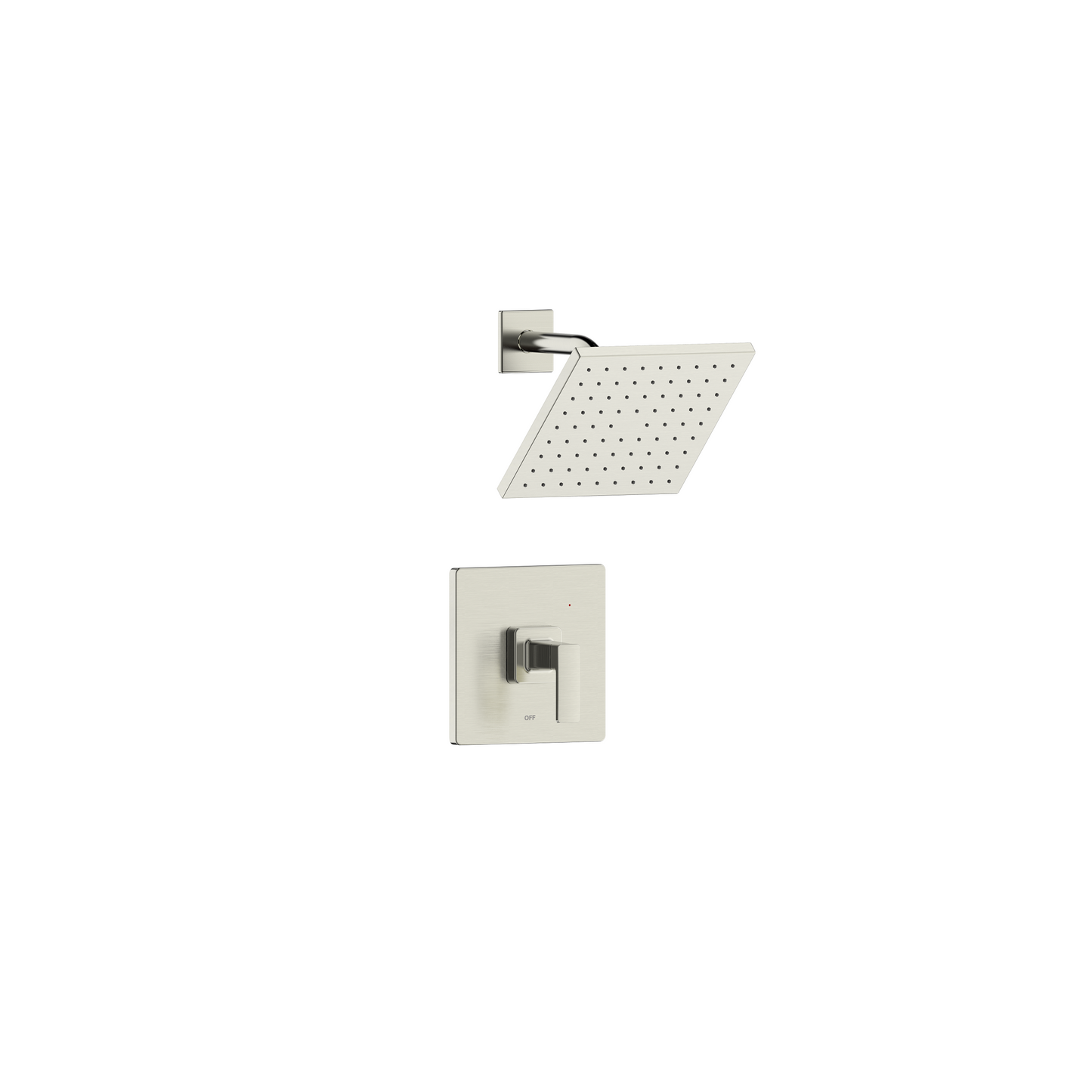Ultra Faucets Single-Handle PVD Brushed Nickel Shower Only Trim-UF70703-1